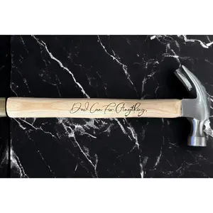 Engraved Hammer for Dad, Personalized Hammer Engraved, Personalized Gift for Men, Hammer for Anniversary, Gift for Dad from Daughter, Hammer