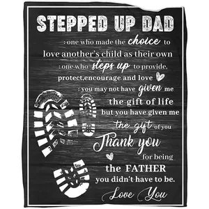 Funny Birthday Gift for Dad Husband, Dad Is Not Sleeping Flannel Blanket, Fathers Day Dads Gifts From Daughter Son, Super Soft Throws Blanket for Couch and Napping