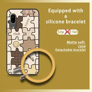 heat dissipation Cartoon Phone Case For Sharp Aquos Sense3 Lite/Sense3/Basio/One S7/SH-02M/SHV45 Protective Youth Funny Waterproof Bracelet Creative Ring Dirt-resistant Back Cover