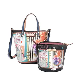 NOSTALGIA 2PC SMALL BUCKET BAG