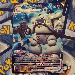 Ghostbusters - Solar Squish Sentinel pokemon card - Stay Puft Marshmallow Ma