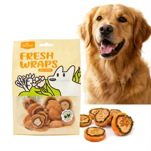 Likable Healthy Dog Treats: Cucumber Chicken Patties - Low Fat, Easy to Digest, Reduce Tear Stains | Cooling Puppy Snacks, No Preservatives, Natural Ingredients, High in Protein, 45g High-Protein Dog Snacks