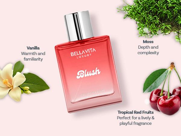 BellaVita Luxury Blush & White Oud Perfume Combo for Women | Eau De Parfum Gift Set | Long Lasting Woody, Musky & Oriental Fragrances | 2 x 100ml | Premium, Elegant & Luxurious Perfume Duo