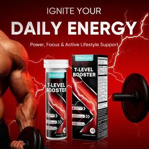 DrBioCare Men’s Daily Energy & Wellness Support Effervescent Tablets – Nutritional Drink for Active Lifestyle