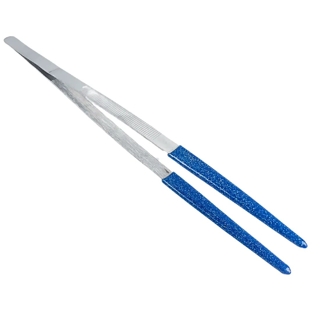 10-Inch Long Steam Tweezers with Coated Tips  - S1-18569