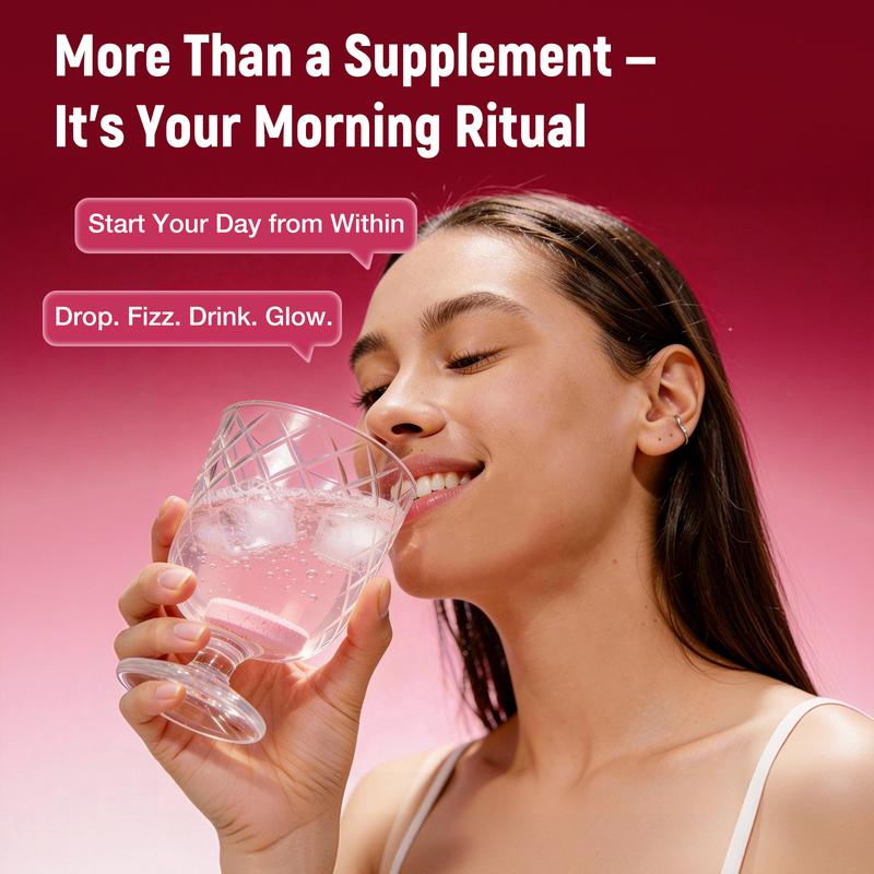 Neunest Cell Charge Liposomal Glutathione Effervescent Tablet : 2026 New 5-in-1 Tech (Glutathione, Vitamin C, Magnesium, NAC & Berry Blend) - Fix Dullness, Dark Spots &Skin Brightening-Deep Liver Detox & Anti-Aging Support-Refreshing Berry Flavor