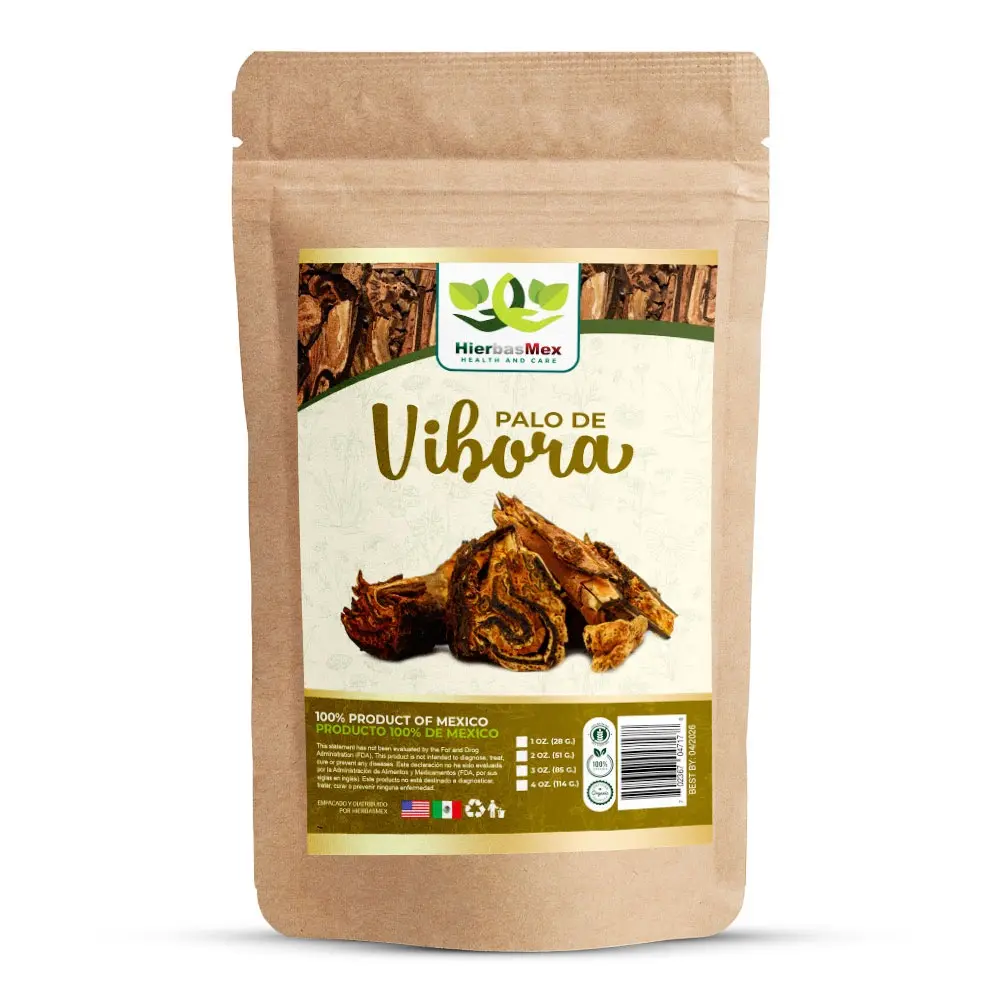 Palo de Vibora Hierba Herbal Tea 4 oz.-113g Natural Mexican Herb Hierba Wild Crafted