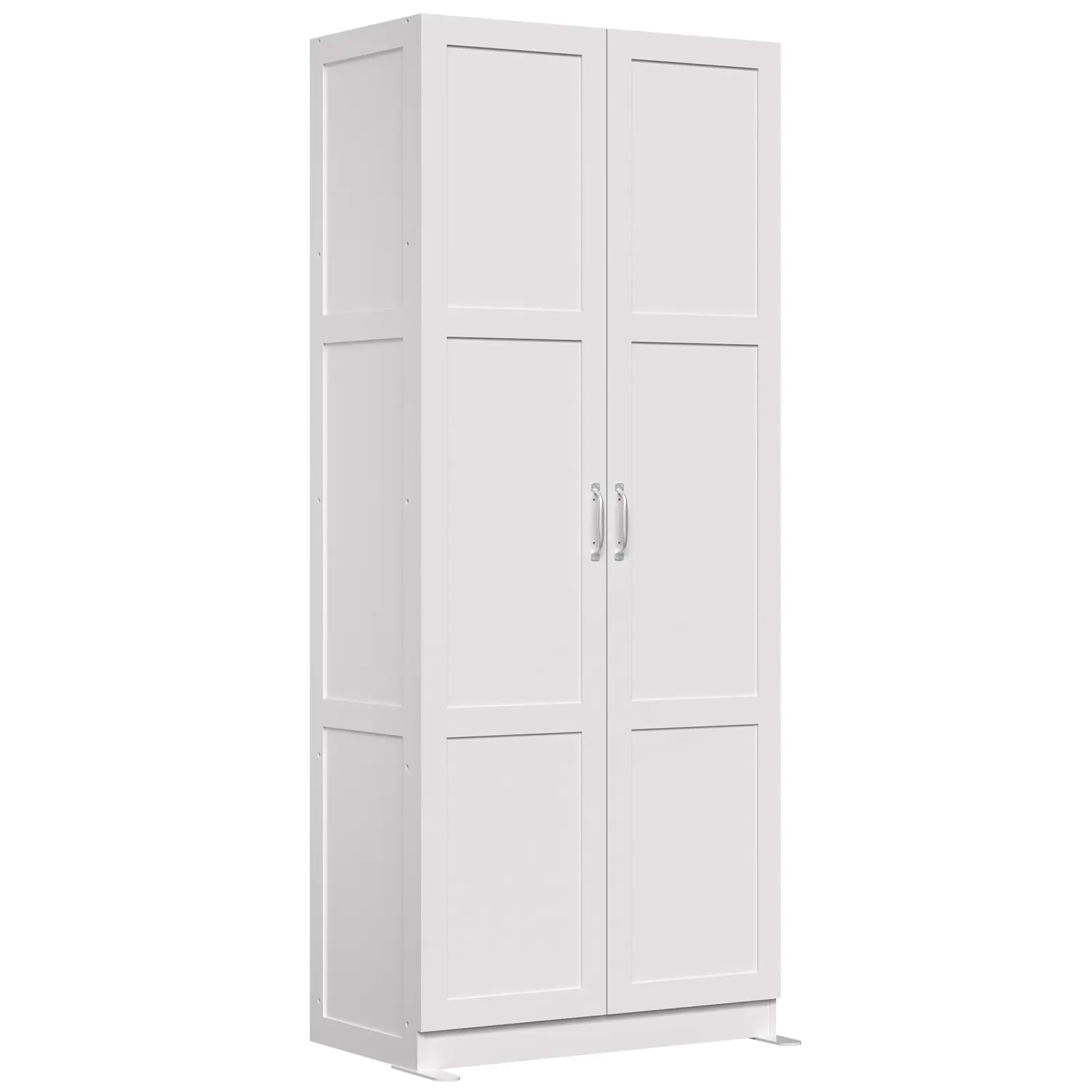 Sweetcrispy Wooden Office Storage Cabinet - Large-Capacity Closet Organization Unit for CDs, Blankets, Books, Suitable for Office, Study Room