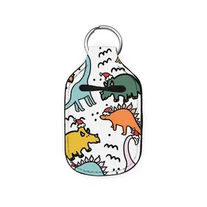 abbyrose Santa Dinos Hand Sanitizer Holder