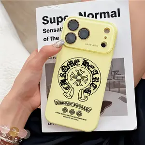 Cross Phone Case for iPhone 17 AIR 17 PRO 16 PRO15 PRO MAX 14 PLUS 13 PRO 12 11 PRO XS MAX X XR Plus  Shockproof Protective Cover Full Protection Anti-DropSolid color large-pore