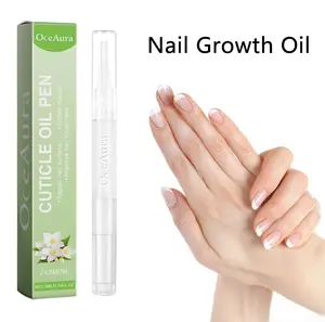 Nail Growth Oil For Strength and Moisture,Organic Nail Care,Strengthening, Brightening and Moisturizing - Nail Vitamin Essentials( Strawberry & Orange & Blueberry & Jasmine & Lemon & Apple flavors)
