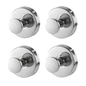 4/6Units Suction Cup Hooks christmas gift Bathroom Accessories home essentials for Shower Bathroom Kitchen, Wood Door, Glass Door, Mirror, Tile – Loofah, Towel, Coat, Bath Robe Hook Holder for Hanging up to 15 lbs with Waterproof