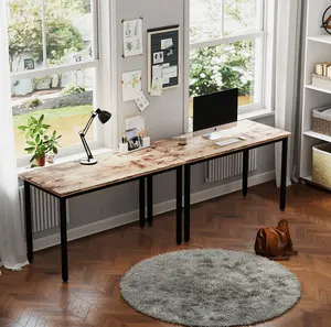 12ft Rustic Vintage Dining Table | 141.6"x47.2"x29.5" Rustic Vintage Brown | Seats 6-12, Multi-Use for Home Office/Conference Room