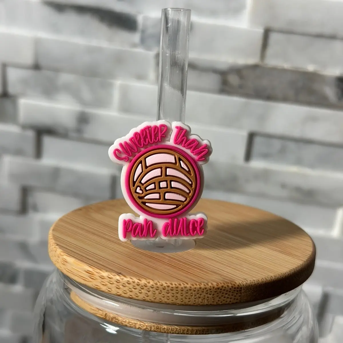 Sweeter than pan dulce straw topper