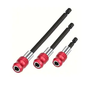 Quick Release Magnetic Drill Bit Holder Kit, 1/4 Inch Hexagon Screwdriver Bit Holder, Retractable Magnetic Extension Socket Adapter, Screwdriver Drill Bits, Power Tools, Hardware, Heavy Duty
