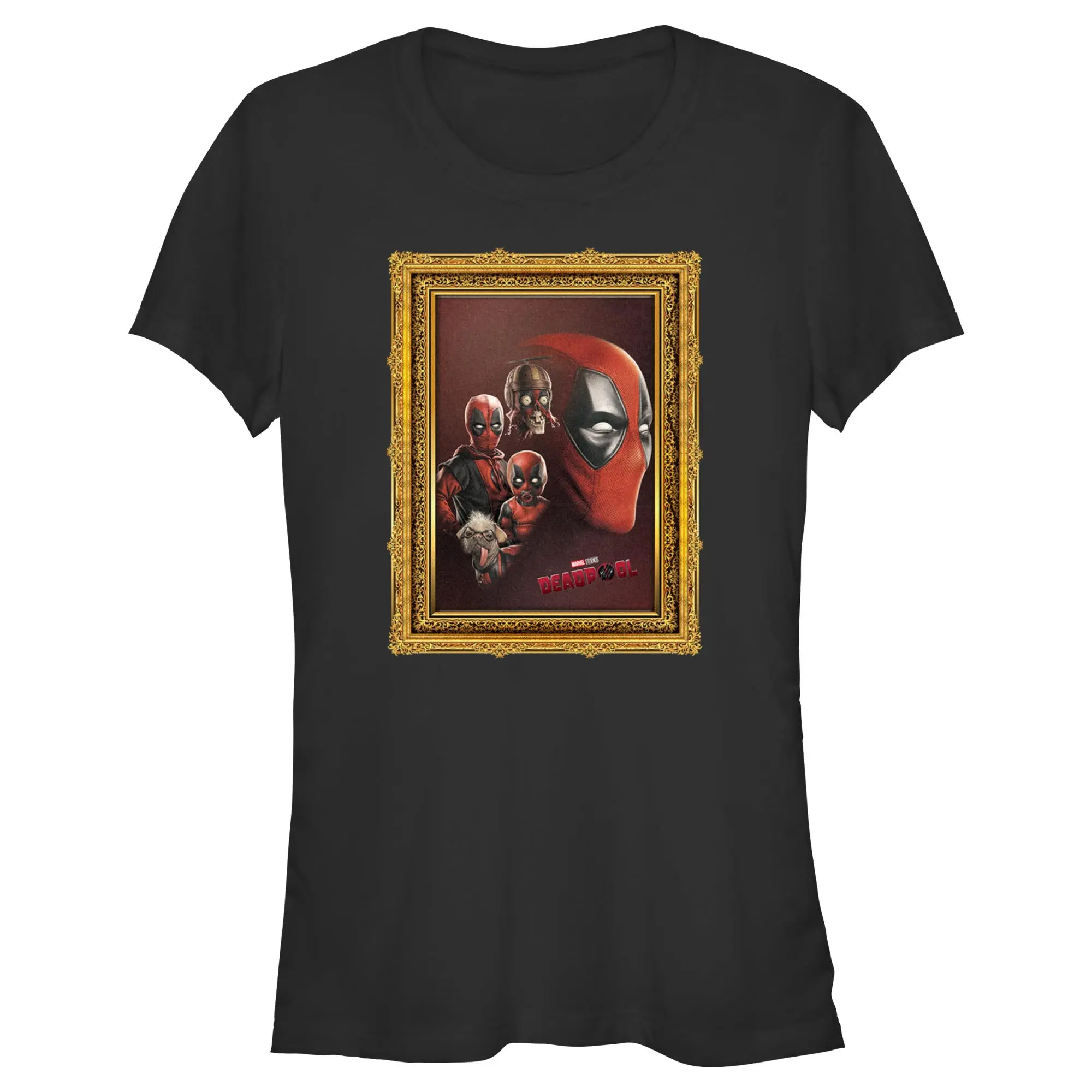 Junior's Marvel: Deadpool & Wolverine Family Photo Frame T-Shirt