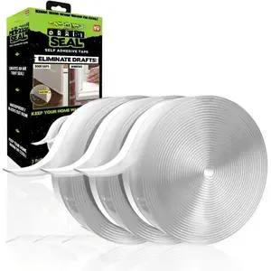 Draft Insulation  Transparent  Weather Stripping Door Seal Strip and Under Door Draft Stopper for Windows and Door Bottoms As Seen  TV