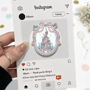 Pastel Princess Castle Phone Grip Magsafe, Lovely Princess Kindle Grip, Girly Fantasy Phone Holder, Cartoon Phone Grip Holder, Gift for Girls Boys