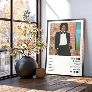 Michael Jackson, Off The Wall, Album Art Poster, Print, Music, Tracklist