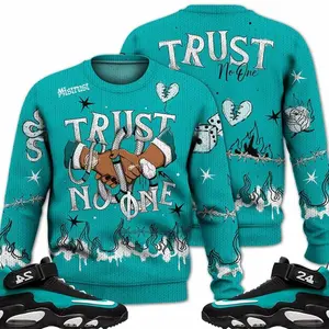 Griffey Max 1 Freshwater Ugly Sweater, Air Griffey Max 1 Freshwater Outfits Shirt, Tattoo Trust No One Streetwear Unisex Sneaker Matching Shirts