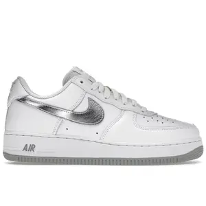 Nike Men's Air Force 1 '07 Low Color of the Month White Metallic Silver, from StockX