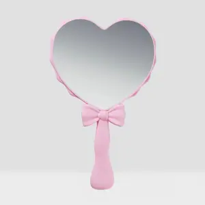 Beauty Creations Pink Bow Handheld Mirror