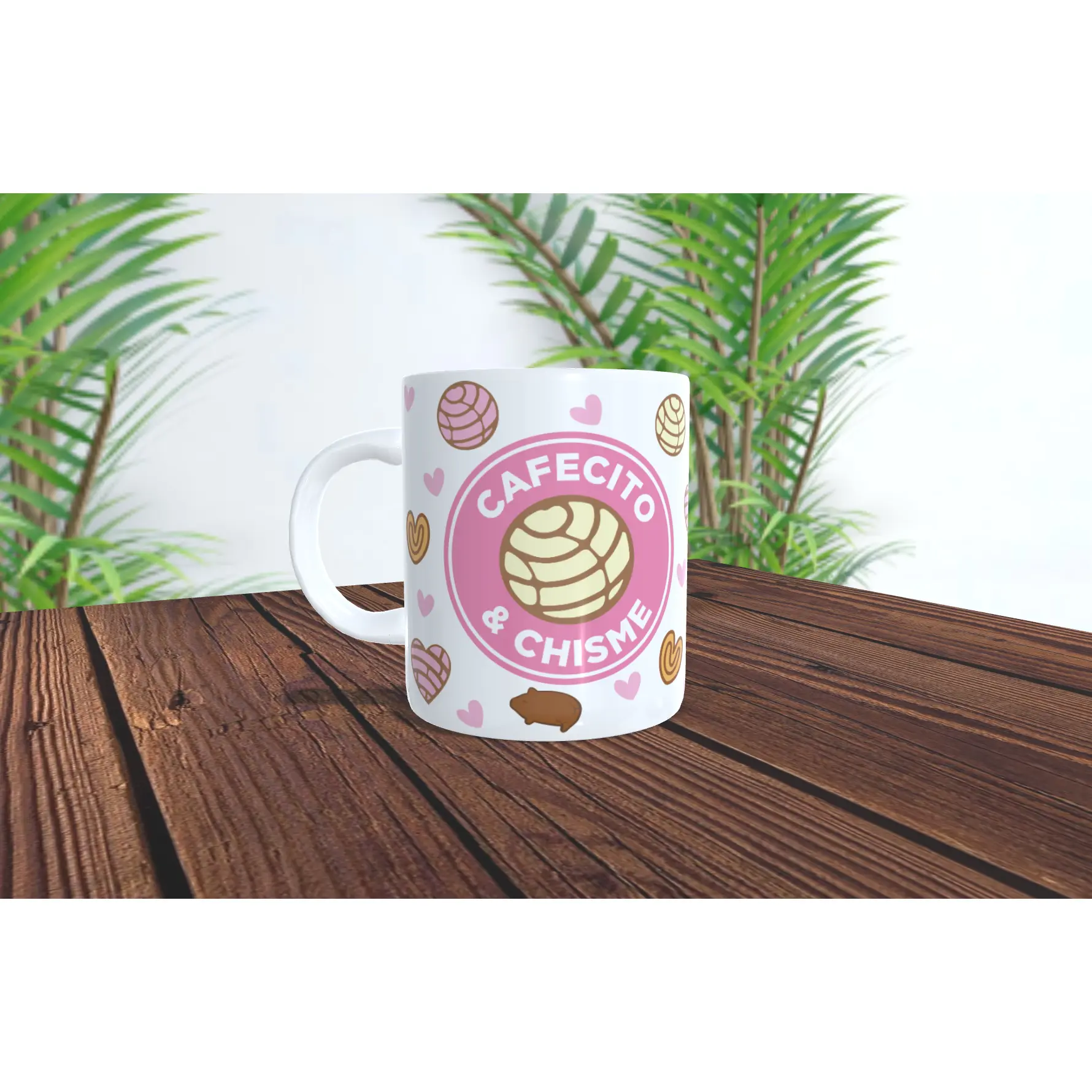 Cafecito y Chisme Mug 15 oz