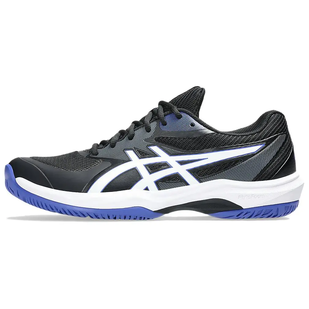 ASICS Game FF Abrasion Resistant Breathable Low Top Tennis Shoes Men's Black White Stylish Comfortable 1041A489-001