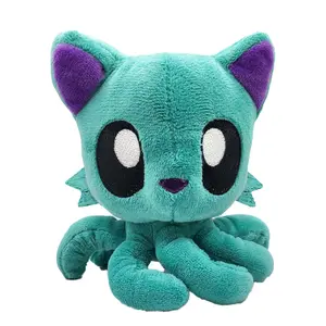 Tentacle Kitty Electron Teal 6 Inch Little One Plush