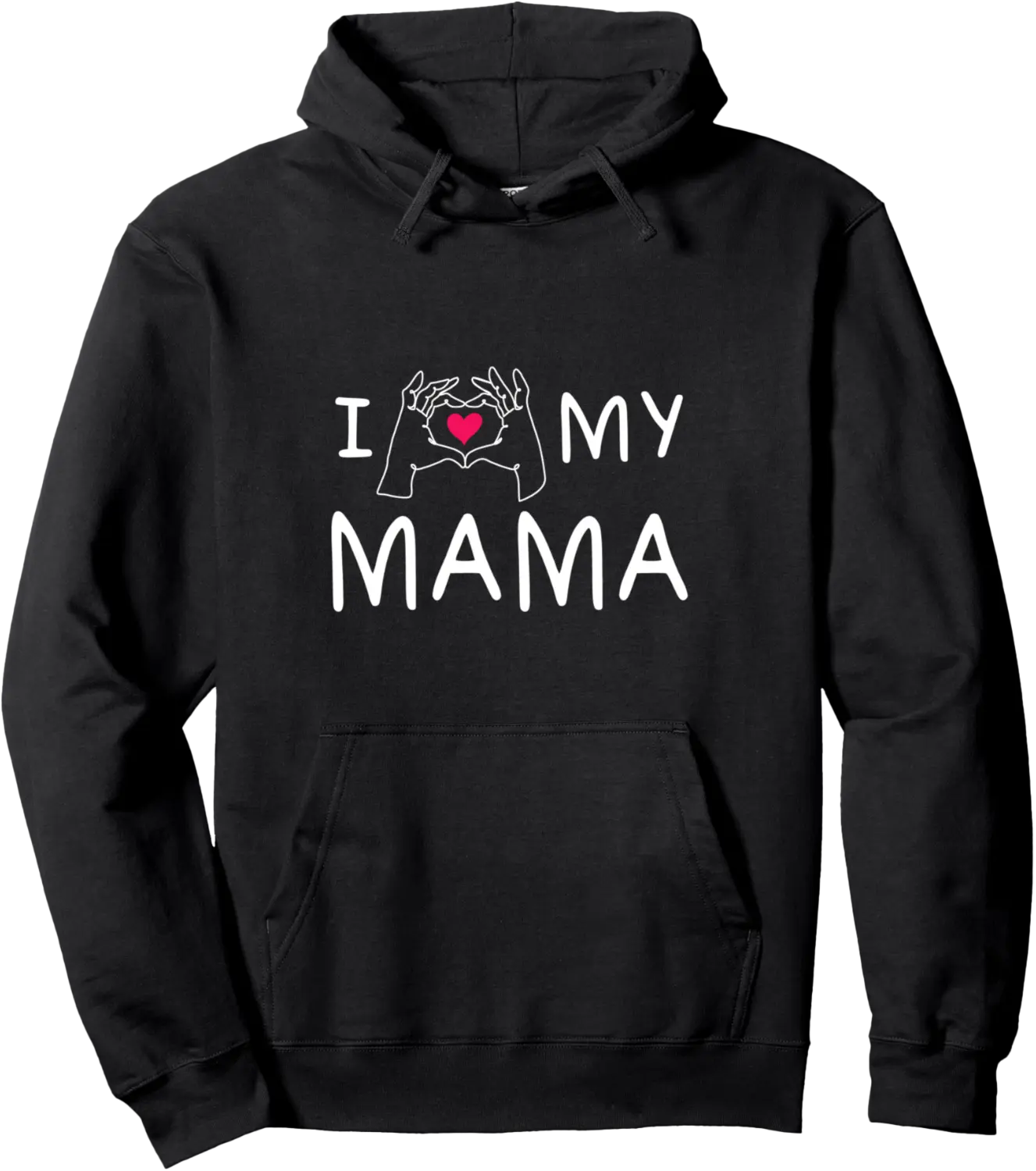 I Love My Mama Family Outfit Relatives Costume Mom Holiday Pullover Hoodie - Nafeesaami Shop 55B09MZ4YY8S