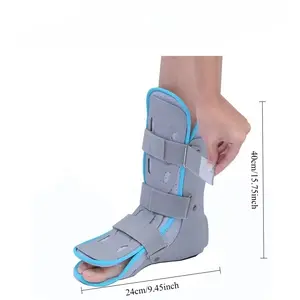 Adjustable Rigid Ankle Foot Immobilizer – Detachable Liner Ankle Brace for Fracture & Post Op Recovery