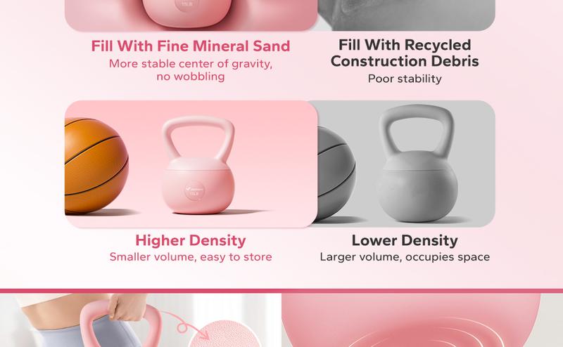 Merach 软式壶铃,带手柄,适用于举重、体能训练、力量训练和核心训练,家用健身房举重壶铃,健身器材 Merach 软式壶铃,带手柄,适用于举重、体能训练、力量训练和核心训练,家用健身房举重壶铃,健身器材