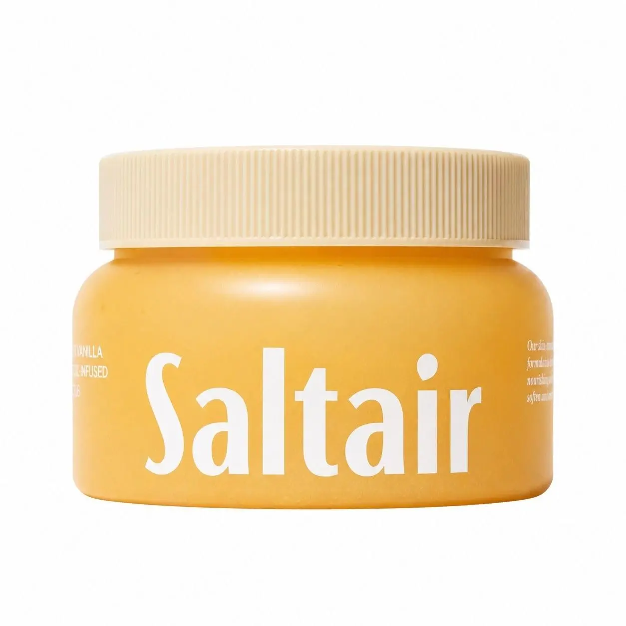 Saltair Body Scrub | Salt Water Vanilla Exfoliating Polish | 1 Count | Polishing texture for rough-feeling buildup and a smoother easy everyday shower regimen