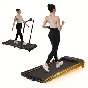 Merax NEW Folding Walking Pad Under Desk Treadmill For Home Office -2.5HP Walking Treadmill With Incline Wireless Speaker 0.5-7.5MPH 265 LBS Capacity Treadmill For Walking Running - Two Ways To Adjust Speed