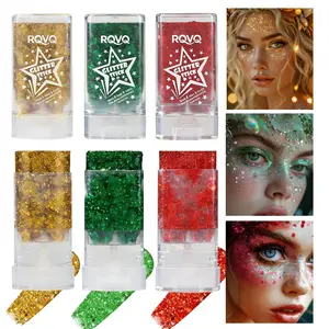 3-in-1 multifunctional body glitter glitter stick with long-lasting makeup effect for holiday parties