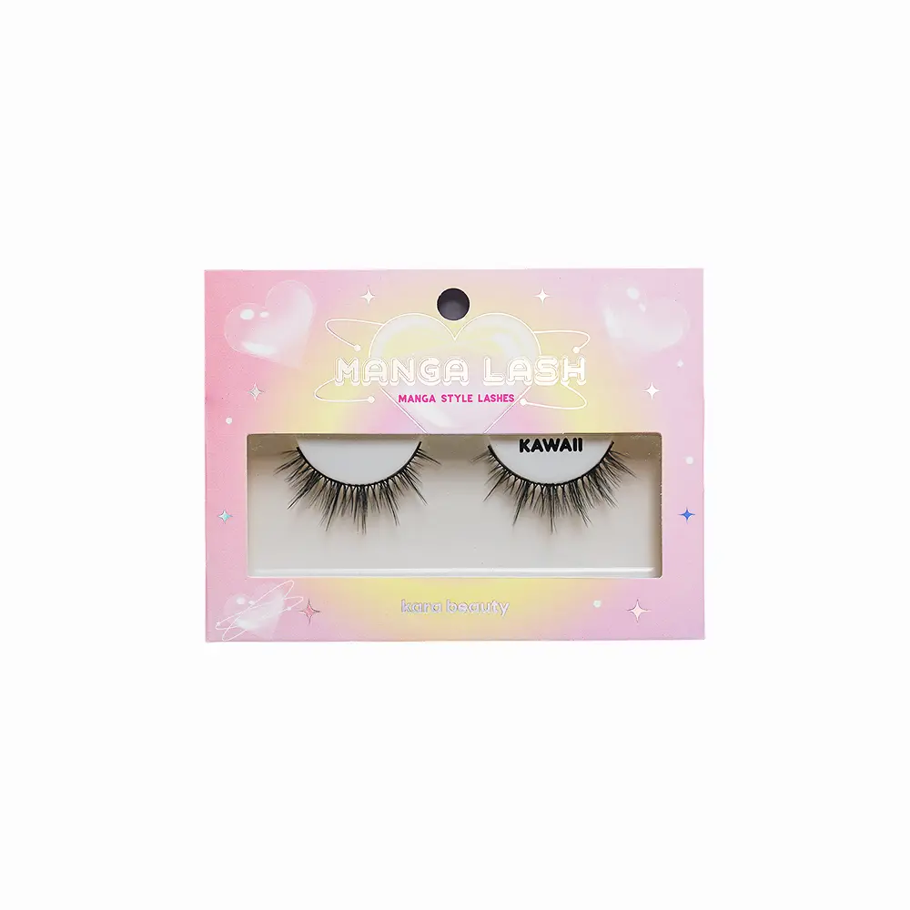 Kara Beauty Manga Lashes - Anime-Inspired Spiky Lash Design with Unique Clustered Shape for Wide-Eyed Definition & Comfortable Wear