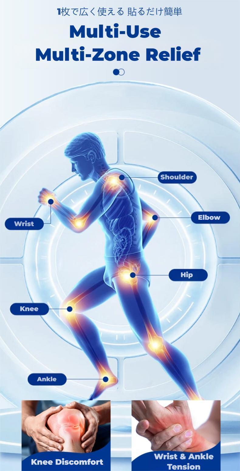 [Buy 1 Free 1] Pure Herbal Full Body Care Neck Waist Knee Foot 7 Count Natural Comfort Long Lasting Warmth Suitable for Joints Muscles