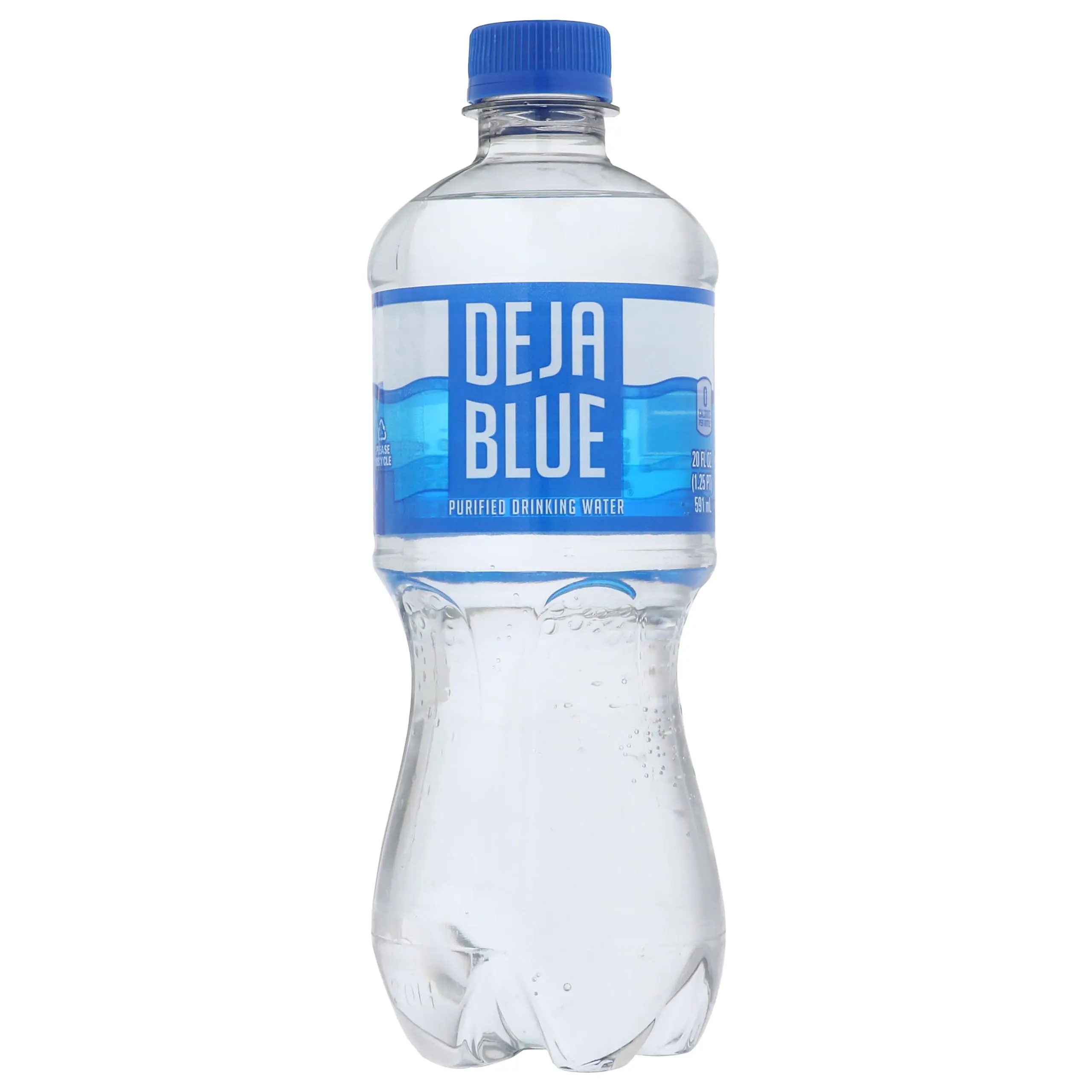 Deja Blue Purified Water 20 oz bottle (pack of 24)