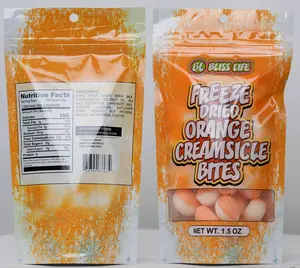 Bliss Life Orange Creamsicle Bites Sweet Flavor Snack Tangy Candies Crunchy Candy