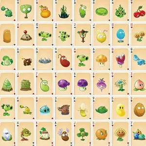 54pcs Plants Vs Zombies Poker Style Stickers, Creative Game Personality Fun Decorations, Luggage Desktop Decoration