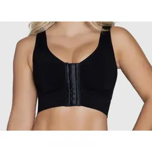 Stretchy Post Op Bra NO WIRES Plain Summer Basic Minimalist Long Length for Womenswear