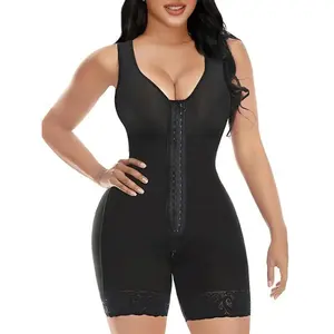 [High-Support Bodysuit] Women's High-Support Bodysuit with Front Zipper & Button Closure - Tummy Control, Butt Lifting, Shorts, No Padding, High Elasticity for Posture & Confidence, Posture Enhancement, Sleek Design, Highelastic Fabric Waist Trainer, Seam