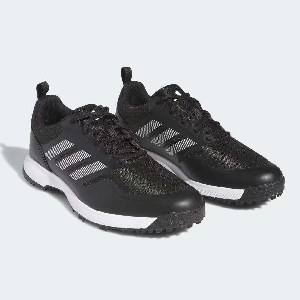 adidas Tech Response SL 3 Male Golf Shoes - Core Black/Cloud White, Lace Closure, Bounce Cushioning, Classic Athletic Design for Golf Play