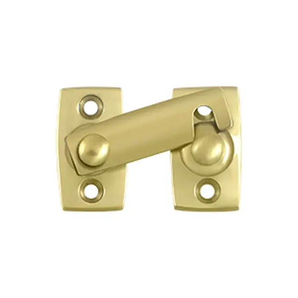 Deltana SB3178U3 0.87 in. Shutter Bar - Door Latch- Bright Brass - Solid Brass