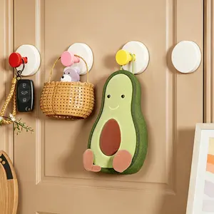 Dopamine-Style No-Drill Wall Hooks, Home Organiser & Decor, Behind-the-Door Hanger for Kitchen & Bathroom