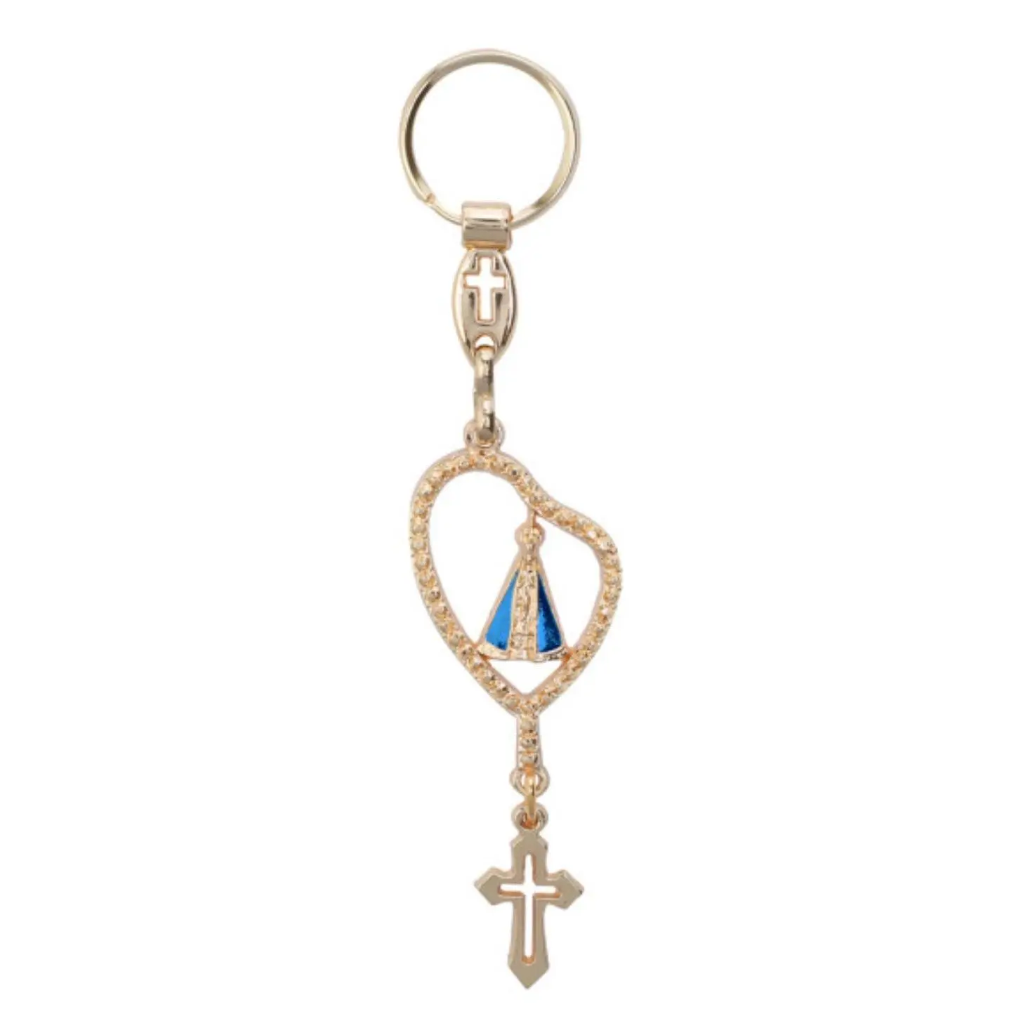 Chaveiro Terço de Nossa Senhora Aparecida