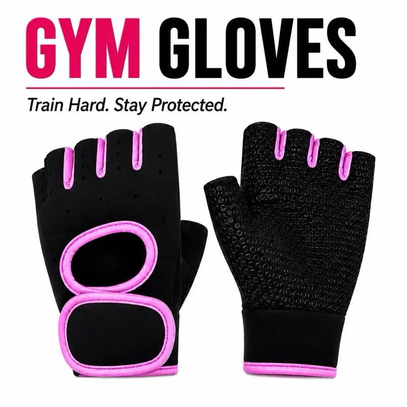 Power Grip Fitness Gloves