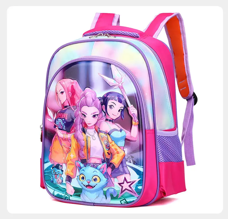 3D K-pop Devil Hunter backpack is a must-have for the back-to-school season. This large-capacity travel backpack is perfect for school, outdoor activities, and travel.