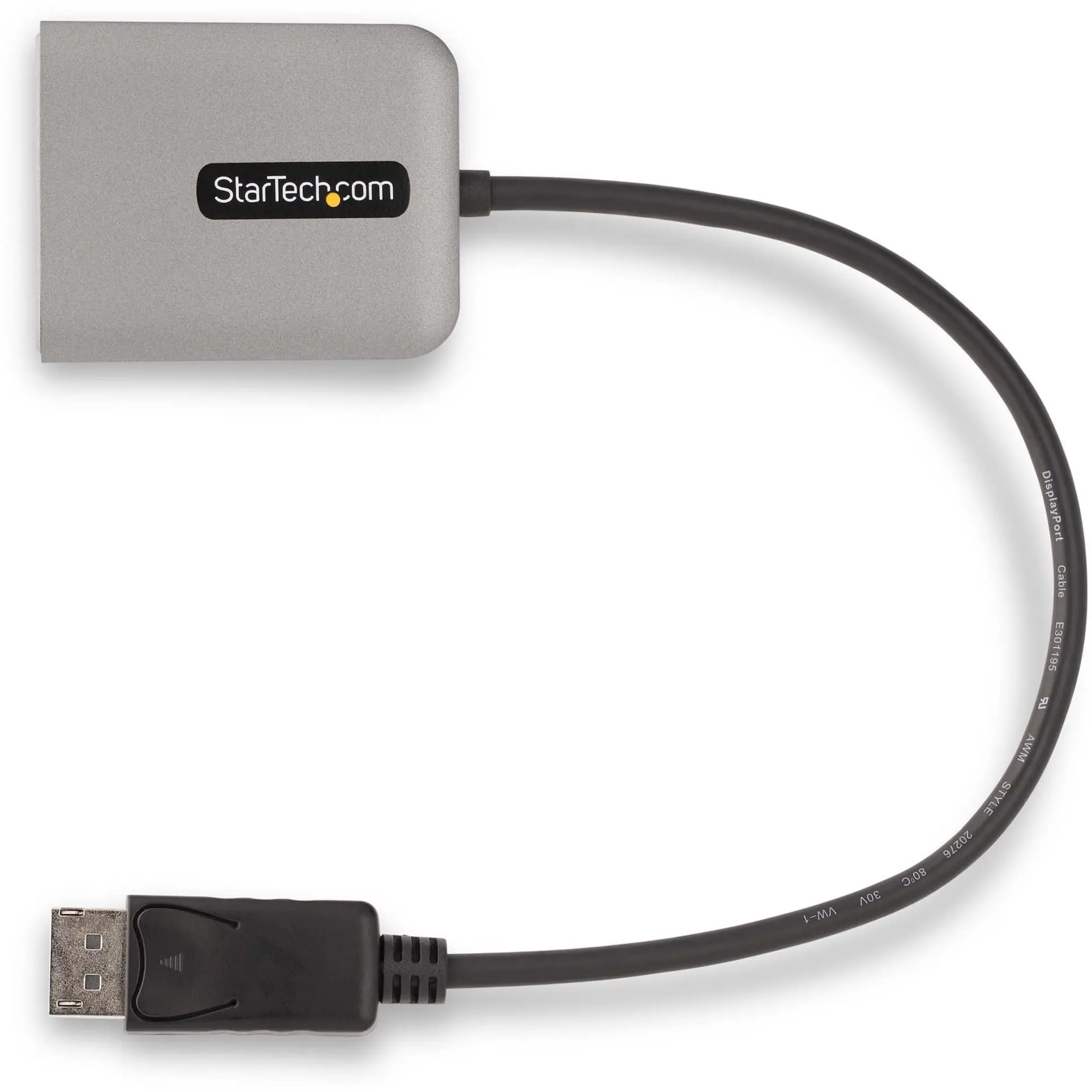 StarTech.com 2-Port DisplayPort MST Hub, Space Gray, Space Gray