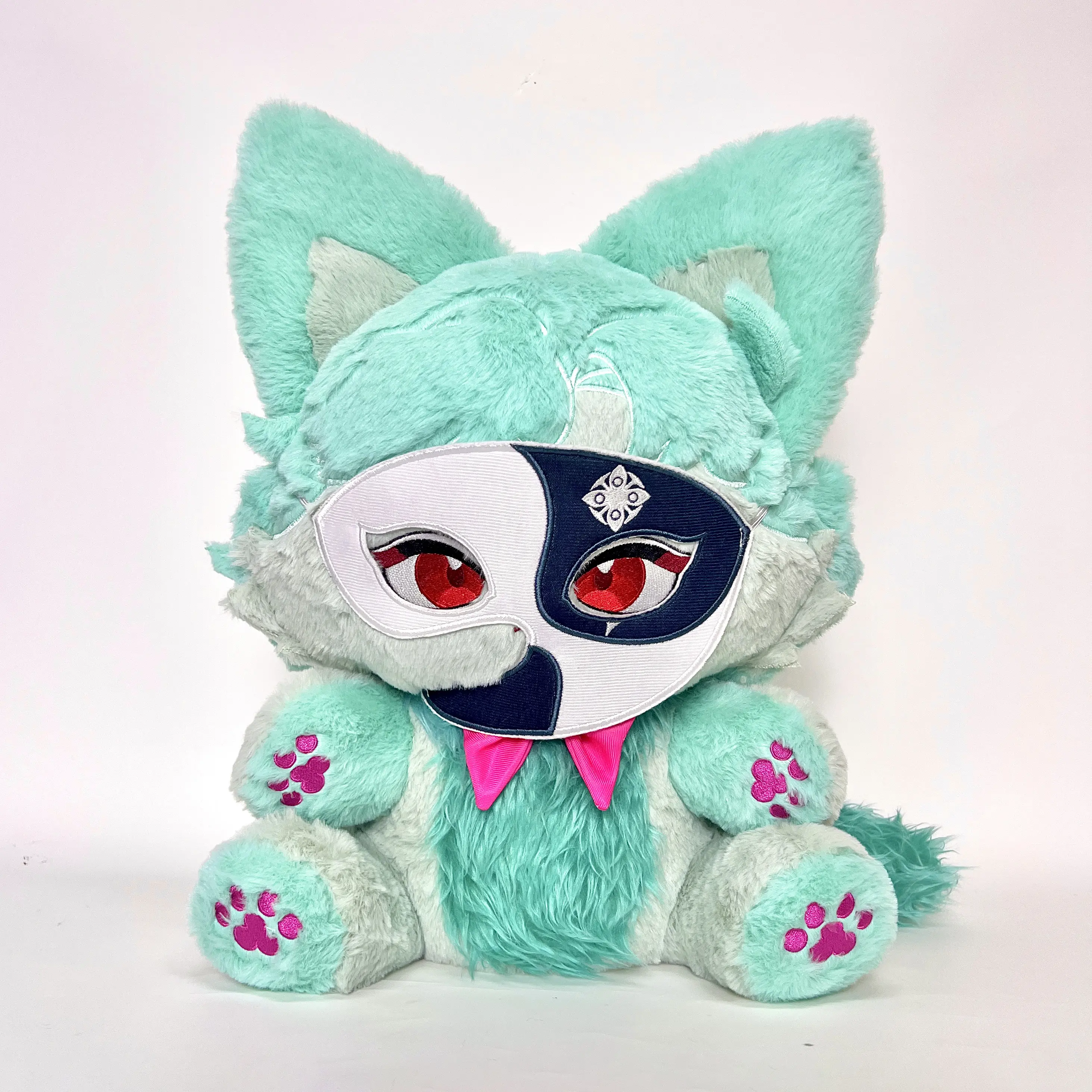 【CLEARANCE】Plushshop 17in Cute Webtomeow Plush Stuffed Toys, Fluffy Kawaii Stuffed Animal for Kids, Fluffy Stuffed Toys